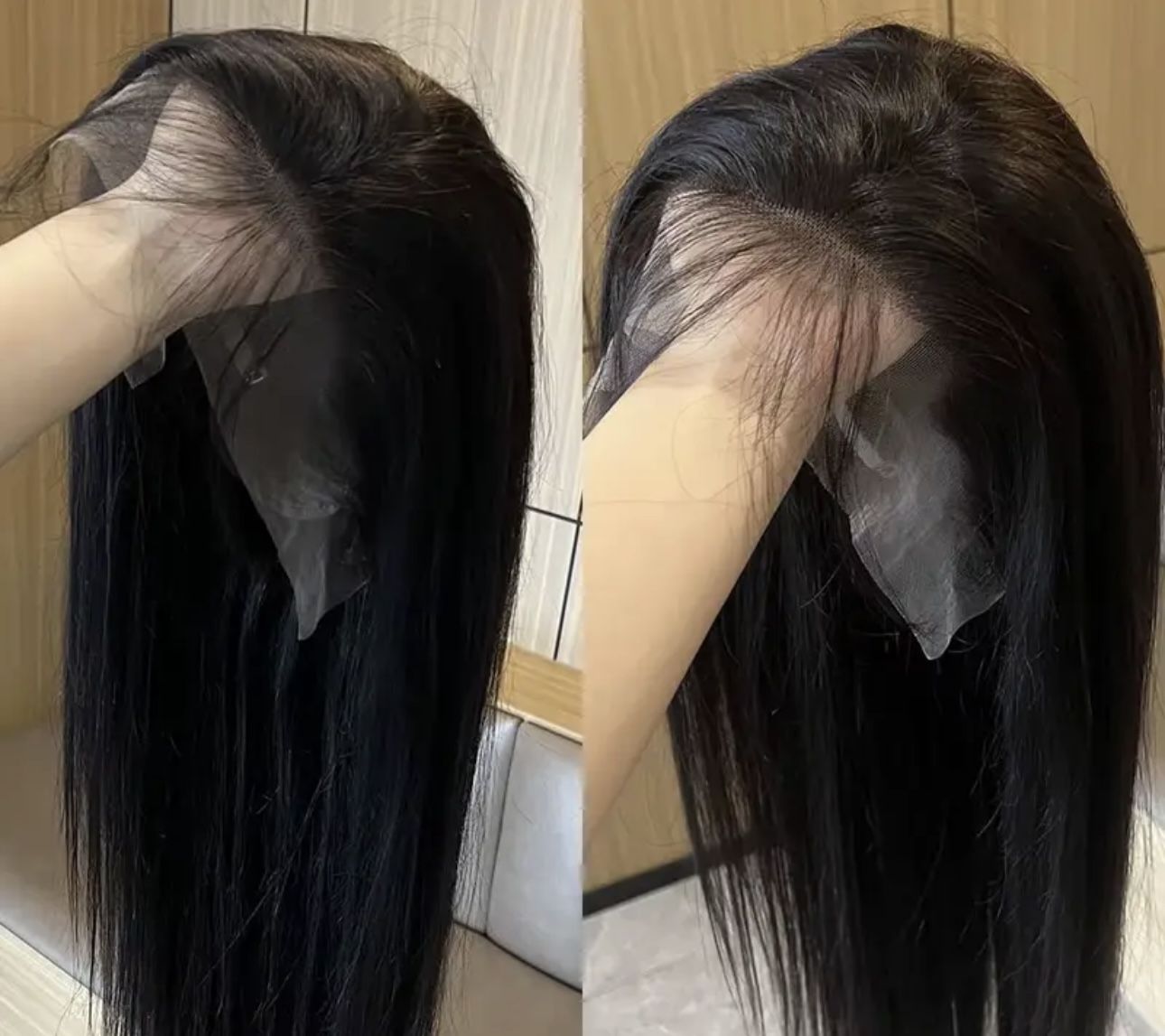 14inch Real human hair wig.