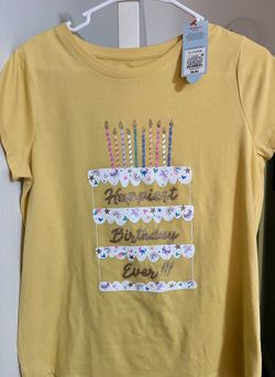 Cat & Jack Happiest Birthday Shirt