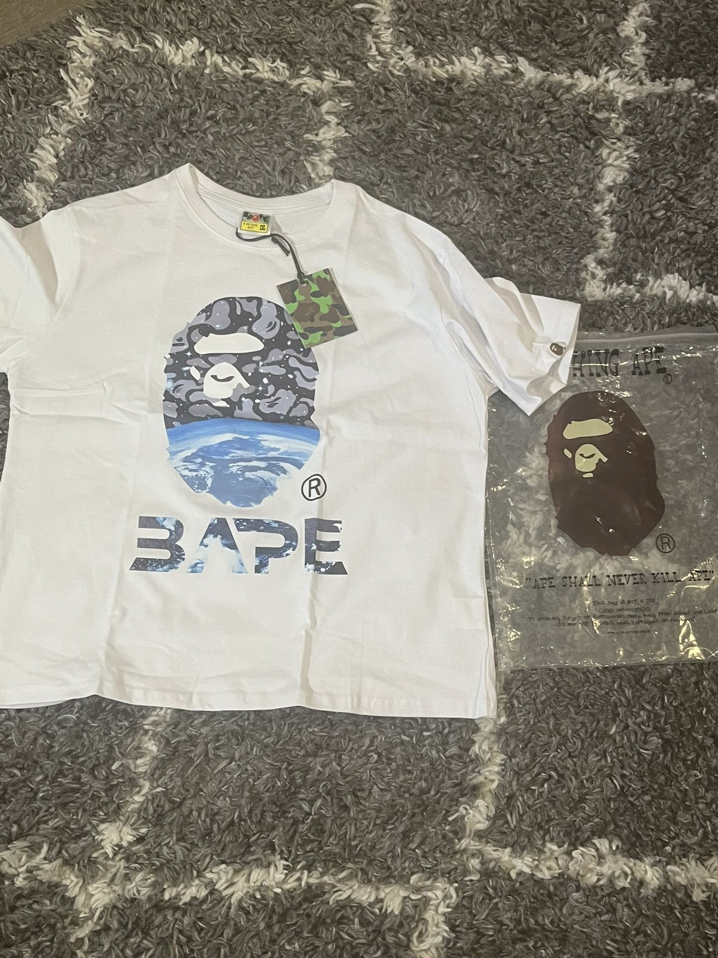 Bape Space Camo Ape Head T-shirt