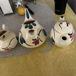 Vintage Puritan Pottery Set