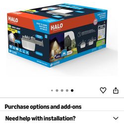 HALO Outdoor LED Security Light Dusk-to-Dawn 7000 Lumens