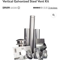 4i vertical galvanized steel vent kit
