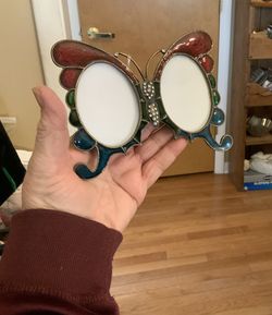 Enamel  Butterfly Frame 
