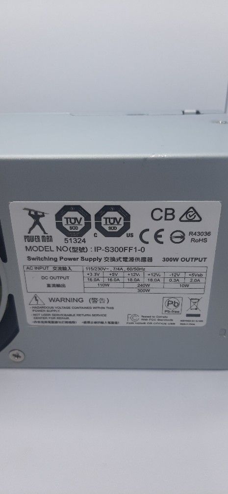 300W Power Supply (TFX) Used