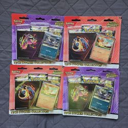 Pokemon Mega Evolution Ascended Heroes Tech Sticker Collection Charmander & Gastly Lot Of 4