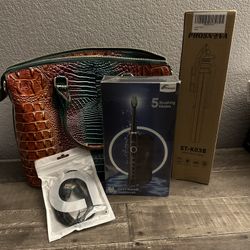 Faux Crocodile bag bundle 