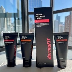 dermaFIT Sculpt Muscle Retention Cream Full Size 6.76 fl oz + 3 Travel Sizes
