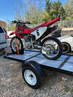 Trailer that tilts, 11 foot motorcycle ,kart ,small atv trailer