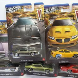 Hot Wheels 🛞 Silver Series Pontiac 1-5 Complete 