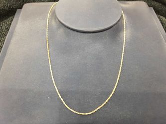 Rope Chain - Yellow Gold 14k (.585) 1 grams 20 inch