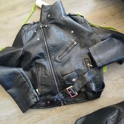 Black leather jackets