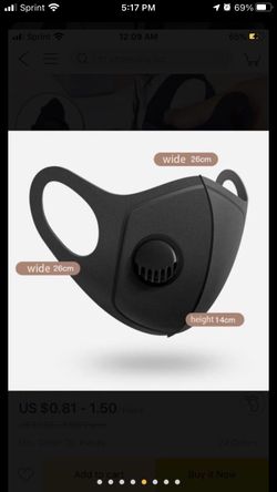 Washable face masks with valve