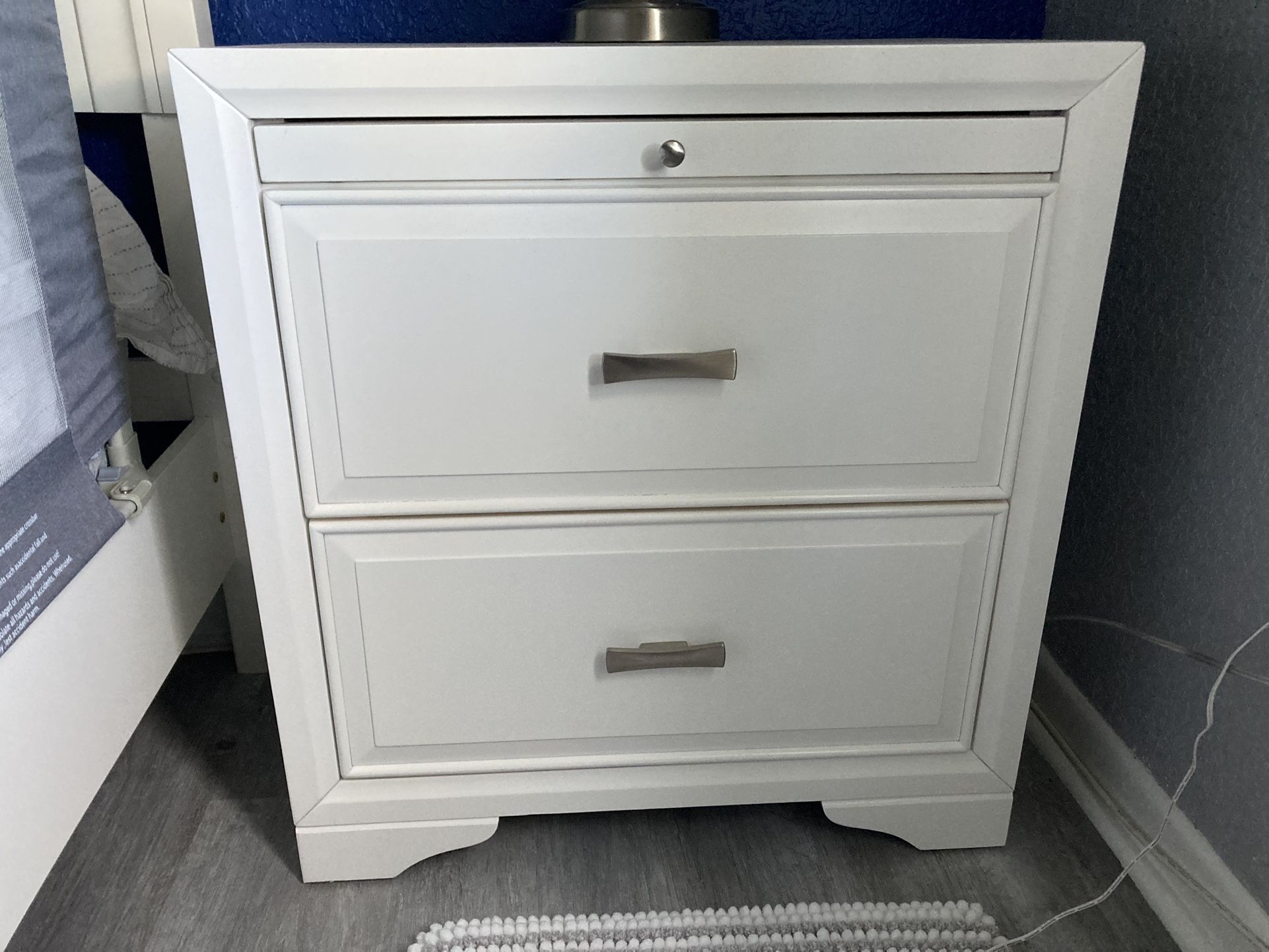 White wood End tables