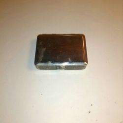 Silver Pill Case 2 3/4 X 2 In.