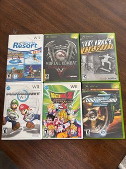 Wii and Original Xbox Games