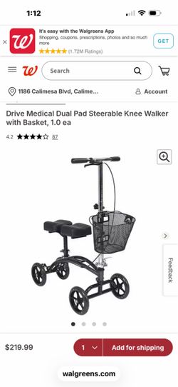Knee Walker with Basket
