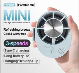 Mini portable high powered fan