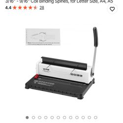 VEVOR Coil Spiral Binding Machine