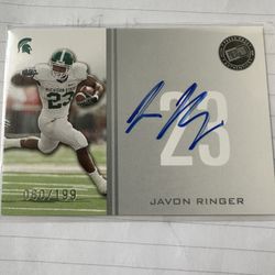 2009 Press pass Javon Ringer On Card Auto 60/199