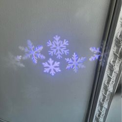 outdoor LED projection light, Christmas Snowflakes themed