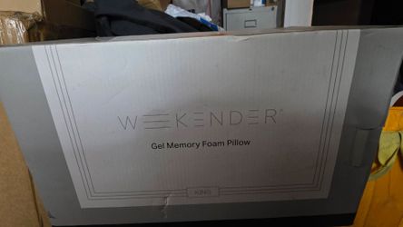 Weekender Memory Foam King Pillow New Price Firm Corona92879