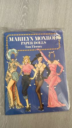 Marilyn Monroe Vintage 1979 Paper Dolls Old Stock By Tierny Full Set!