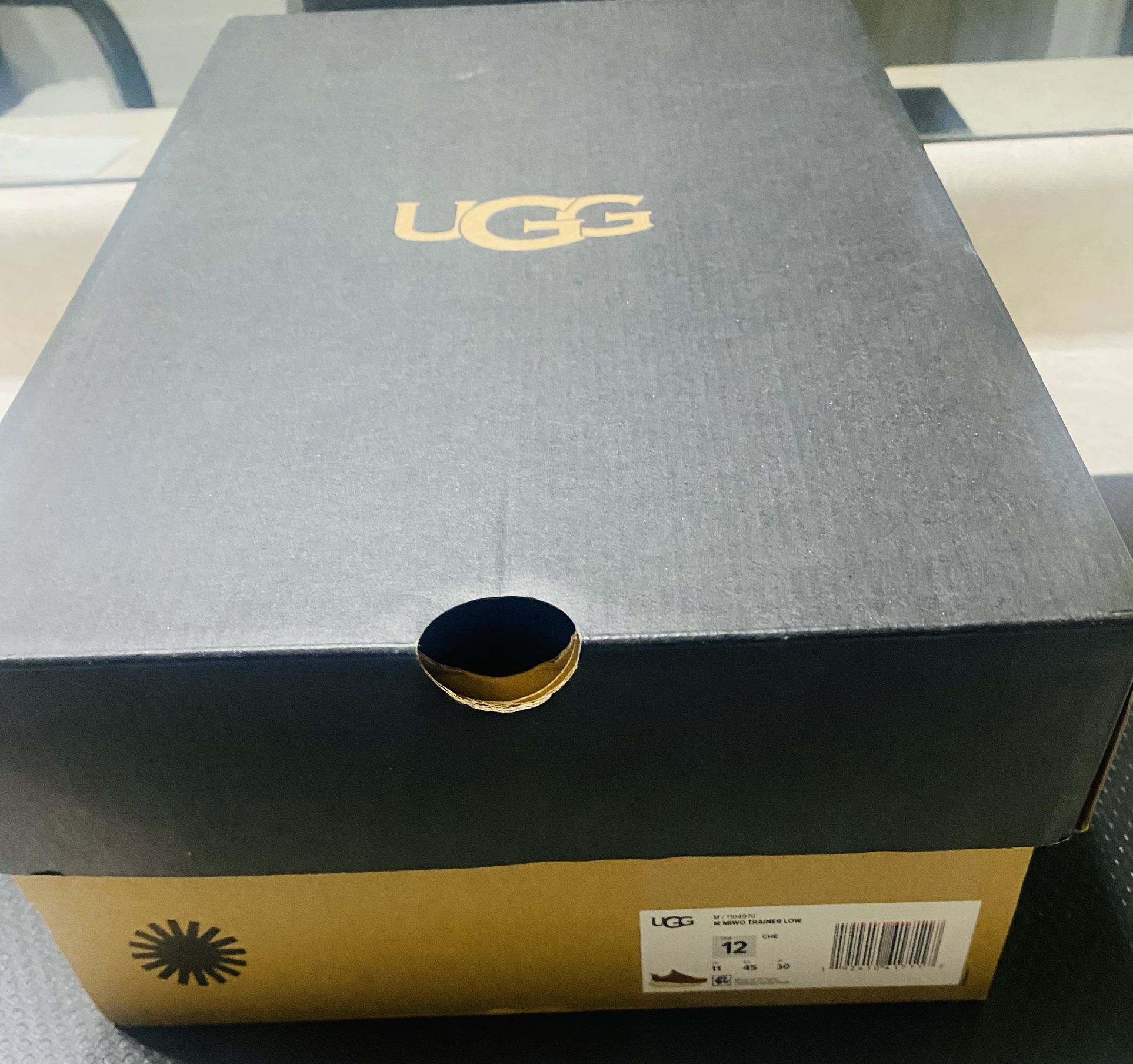 UGG Men's Suede & Leather MIWO Trainer Low Sneaker - New!