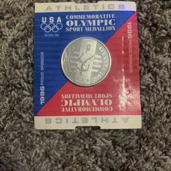 RARE: Athletics Commemorative OLYMPIC Sport Medallion