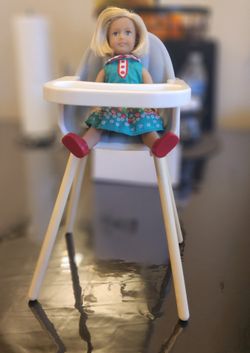 Mini chair and Mini doll  kit,american girl  .