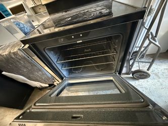 GE glass top range