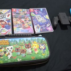 Nintendo Switch Bundle With Games And Case