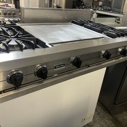 Viking Gas Range Top 48” Pro Warranty/delivery