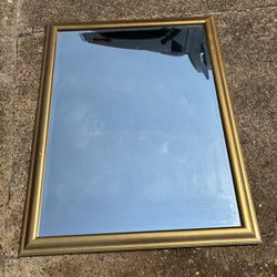 Large Luxury Gold Mirror 34” x 44”