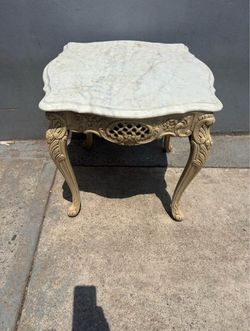 Marble side  table