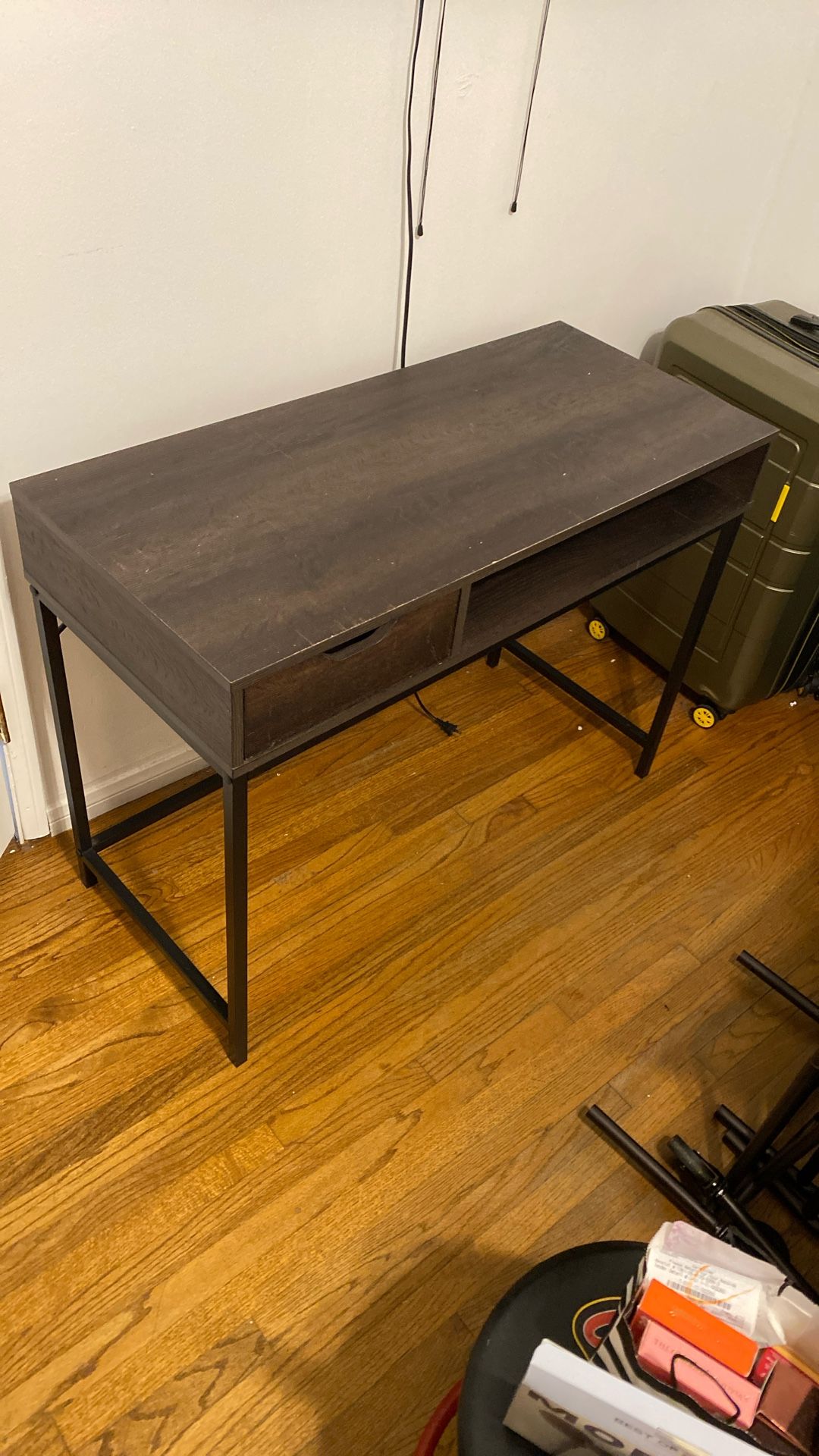 Desk Dark Brown W/ Drawer 
