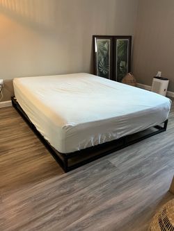 Full mattress and bed frame