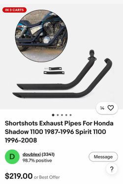 Honda Motorcycle exhaust
