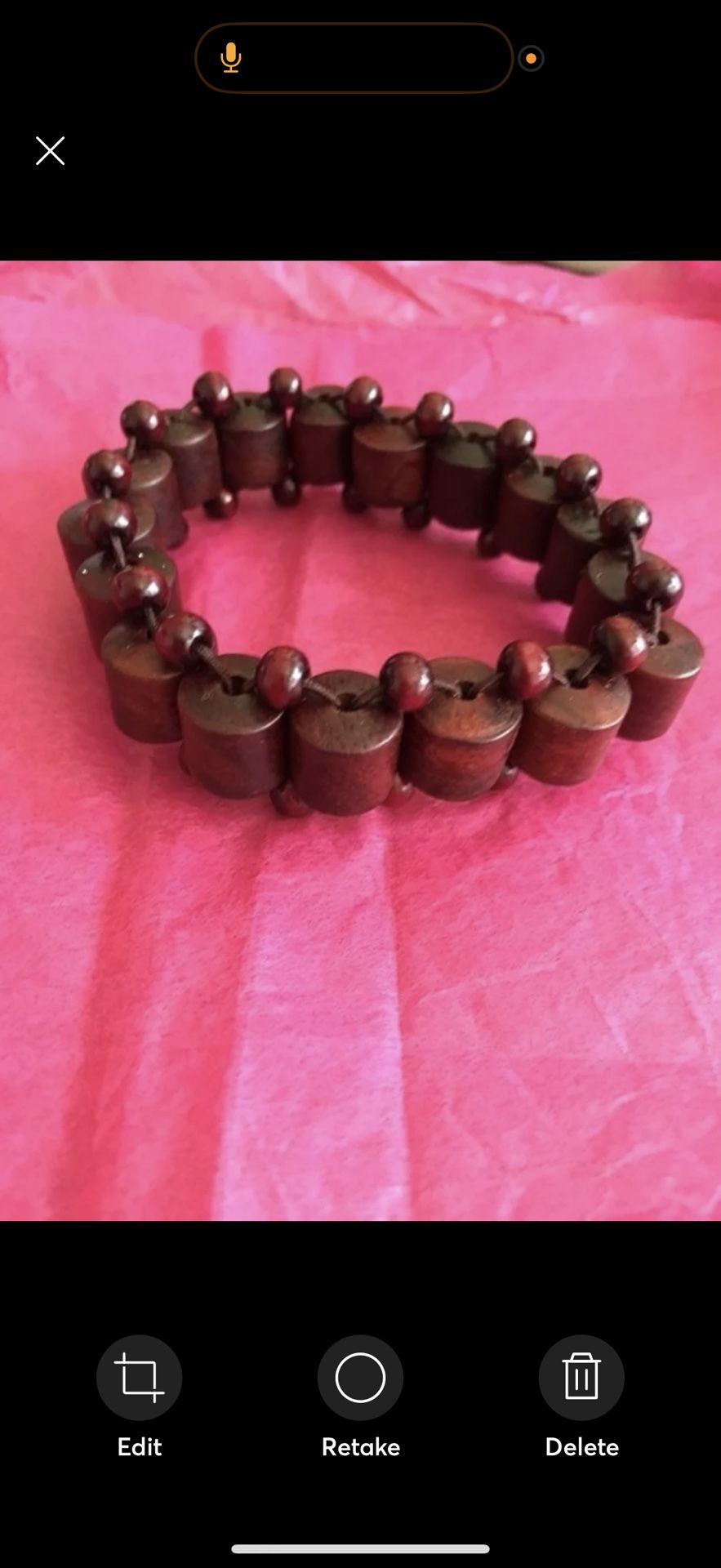 Red Sandal Wood Bracelet Man/Woman