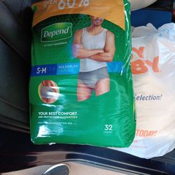 32 Adult Underwear Or Diapers 