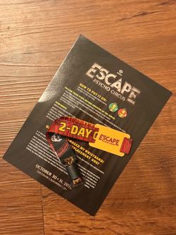 Escape 2-Day GA