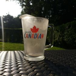 Molson Glass Beer Pitcher