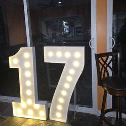 Vendo Numero 17 Para Fiestas