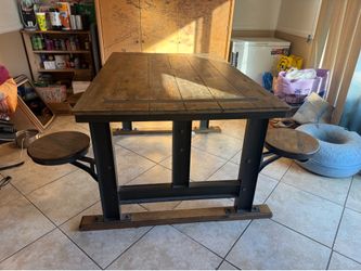 World market Galvin cafeteria table