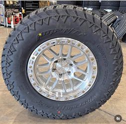 ARENA BOOST 18x9 Wheels 305/70R18 AMP A/T Tires Finance Available