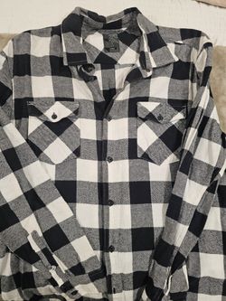 Men Long Sleeve Plaid Shirt