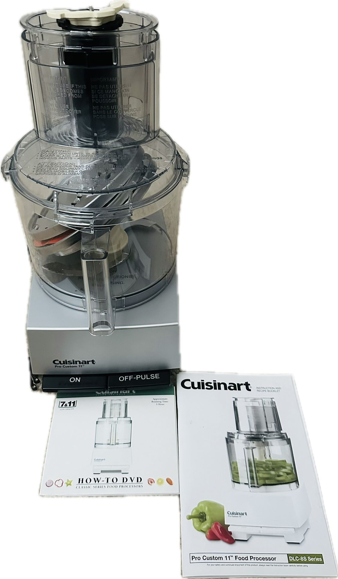 Cuisinart Food Processor With Brand New Blades & Work Bowl