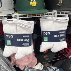 Crew Socks 6 Pack 7$ Each