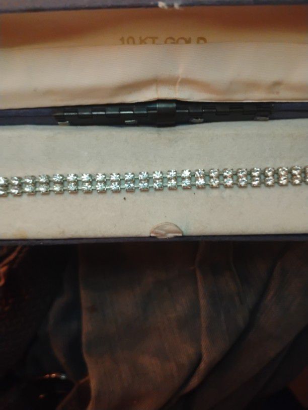Silver Diamond Tennis Bracelet 