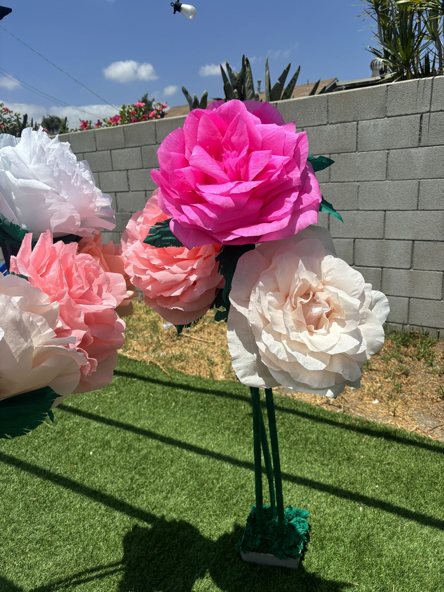 Gaint Flowers Backdrop