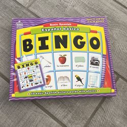 Spanish Bingo board game 